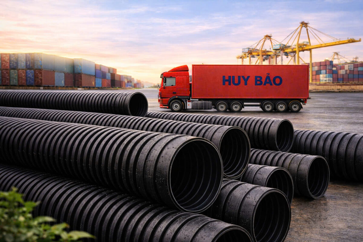 ỐNG GÂN SÓNG HDPE 2 LỚP – GIẢI PHÁP THOÁT NƯỚC HIỆU QUẢ CHO CÔNG TRÌNH HẠ TẦNG